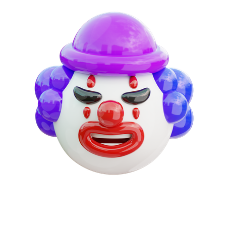 Payaso emoji  3D Icon