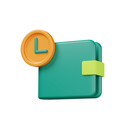 Payer plus tard  3D Icon