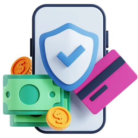 Secure Payment 3 D Icon 3D Icon