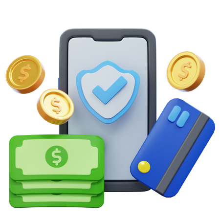 Payment 3D Illustration  3D Icon