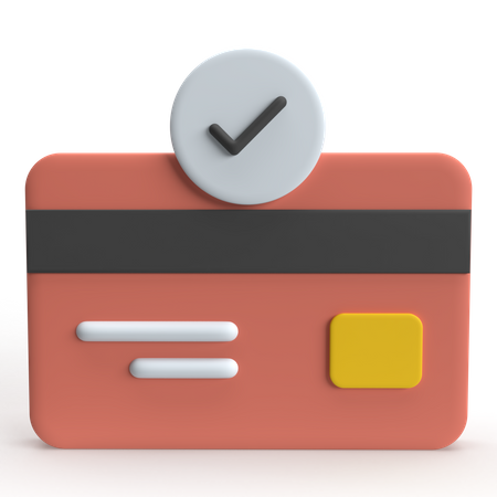 Payment Accepted  3D Icon