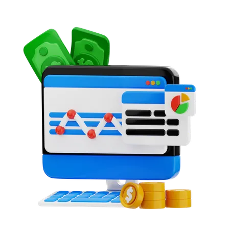 Payment Analysis Report  3D Icon