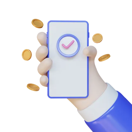 Payment Approved  3D Icon