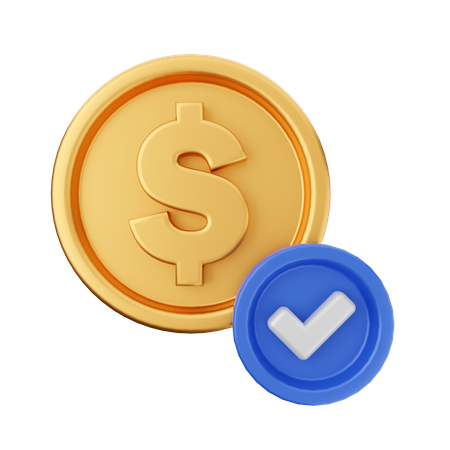 Payment Approved  3D Icon