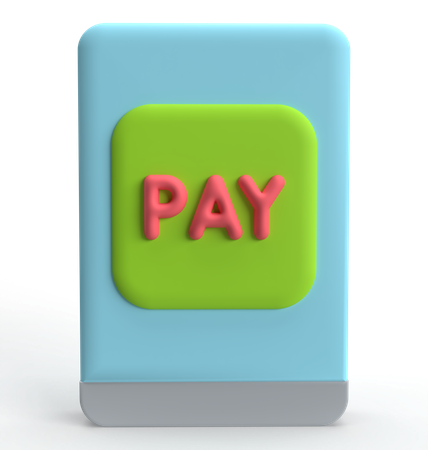 Payment Button  3D Icon
