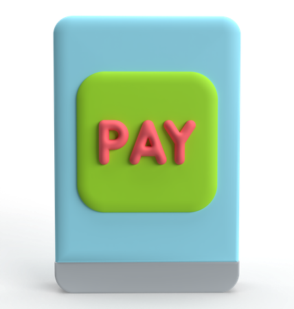 Payment Button  3D Icon