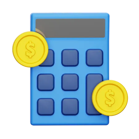 Payment calculation  3D Icon
