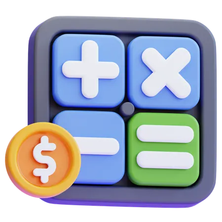 지불 계산  3D Icon