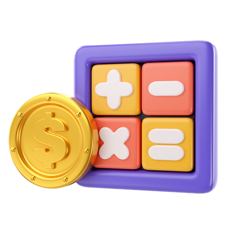 Payment Calculation  3D Icon