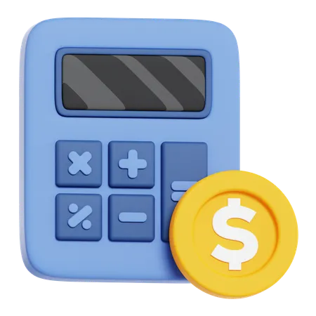 PAYMENT CALCULATION  3D Icon