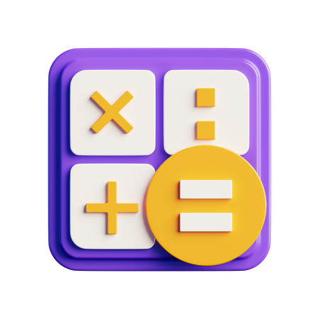Payment Calculation  3D Icon