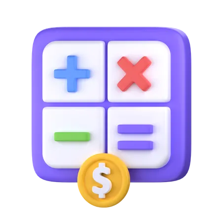 Payment Calculation 3D Icon