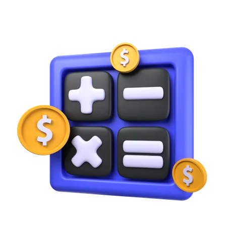 Payment Calculation  3D Icon