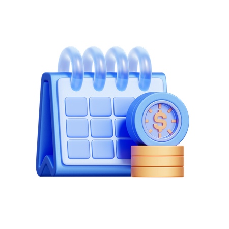 Payment Calendar  3D Icon