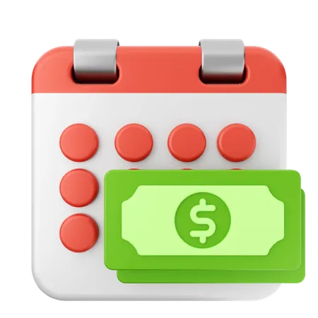 Payment Calendar  3D Icon