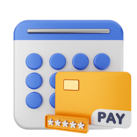 Payment Calendar  3D Icon