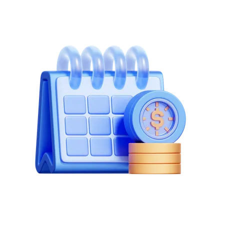 Payment Calendar  3D Icon