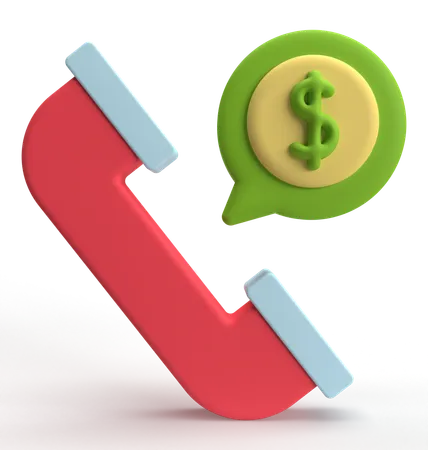 Payment Call  3D Icon