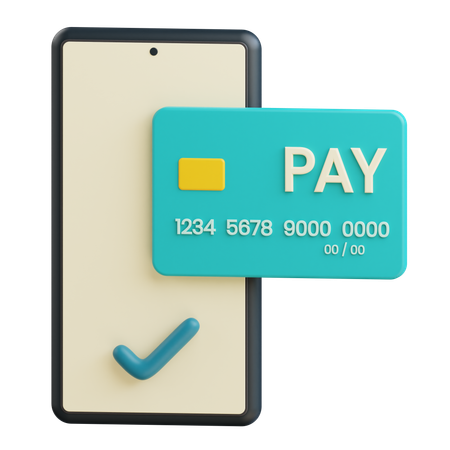 Payment cashless  3D Icon