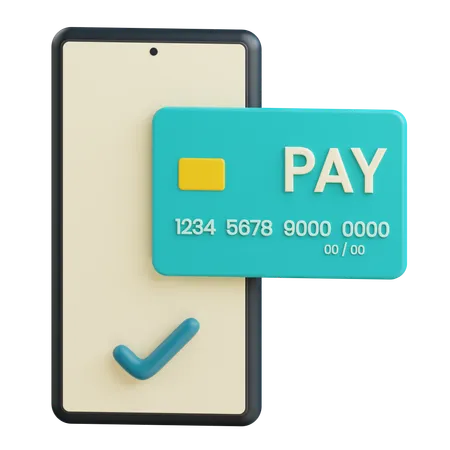 Payment cashless  3D Icon