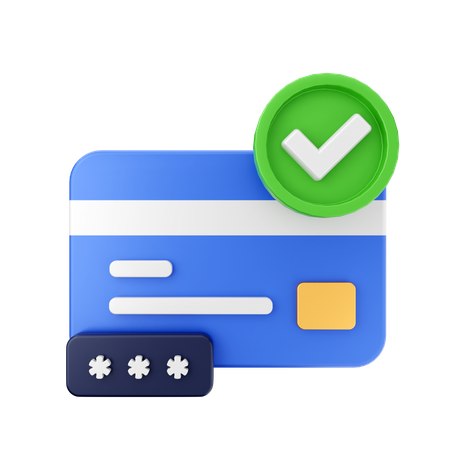 Payment Check  3D Icon