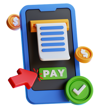 Payment Click  3D Icon