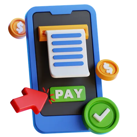 Payment Click  3D Icon