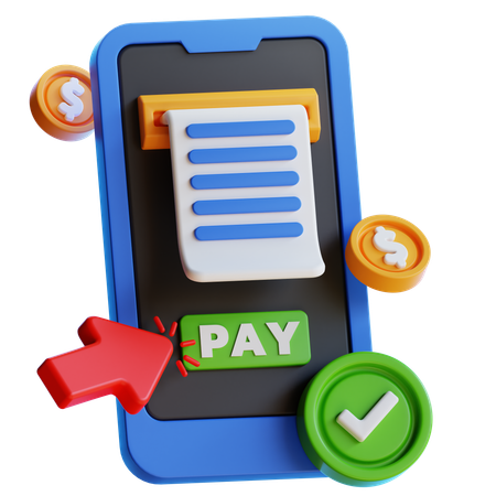 Payment Click  3D Icon