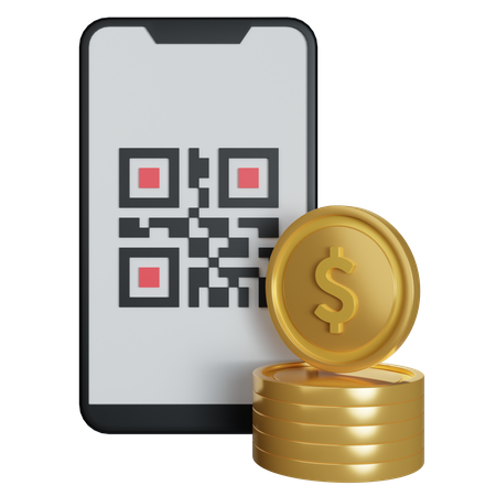 Payment Code  3D Icon