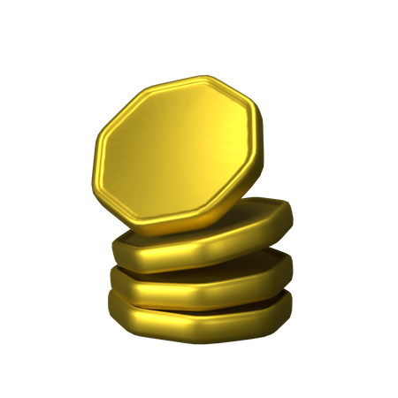 Payment Coins 3D Icon
