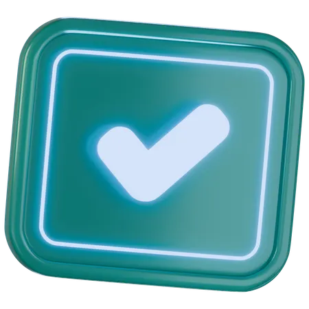 Payment Confirmation Checkmark  3D Icon