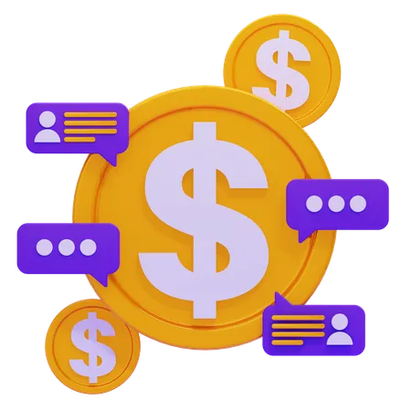 PAYMENT CONVERSATION  3D Icon