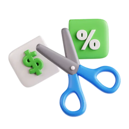 Payment Cut  3D Icon