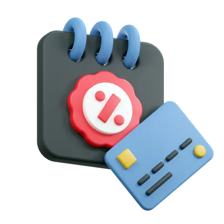 Payment Date  3D Icon