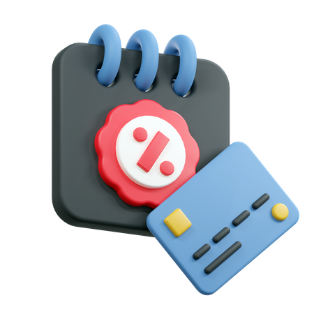 Payment Date  3D Icon