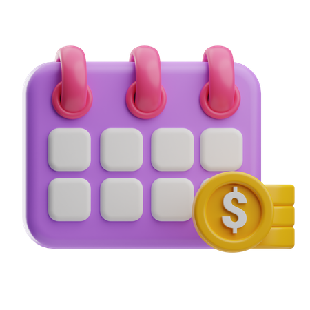 Payment Day  3D Icon