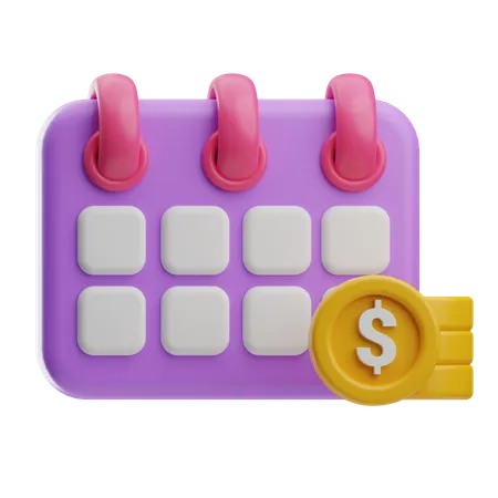 Payment Day  3D Icon