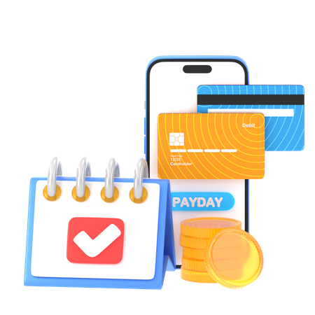 Payment Day  3D Icon