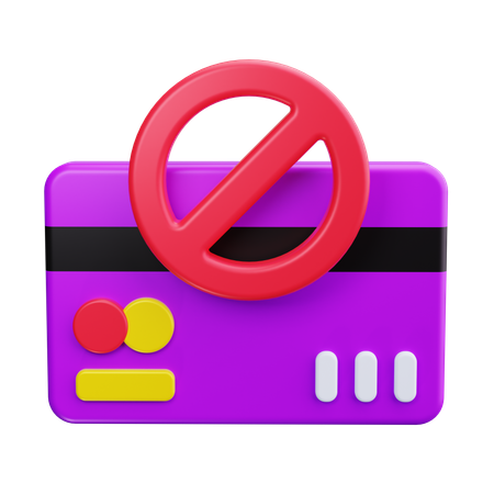 Payment Declined  3D Icon