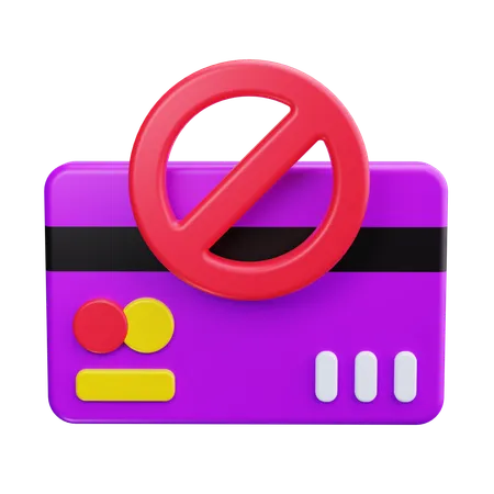 Payment Declined  3D Icon