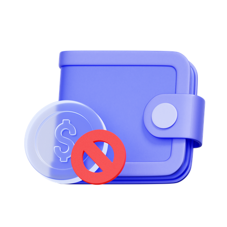 Payment Declined  3D Icon