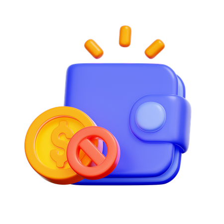 Payment Declined  3D Icon