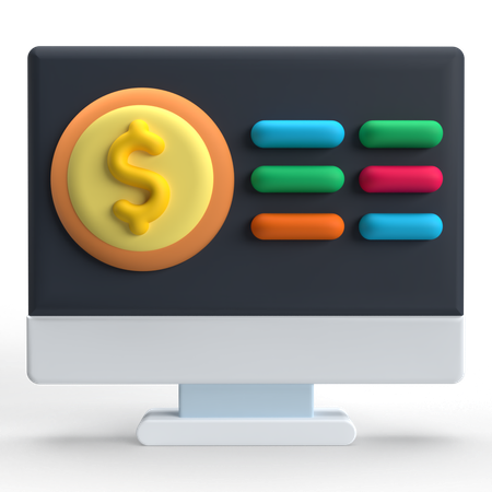 Payment Detail  3D Icon