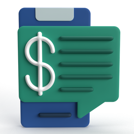 Payment Detail  3D Icon