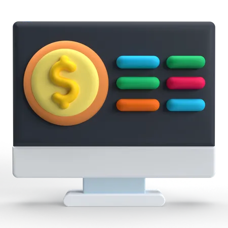 Payment Detail  3D Icon