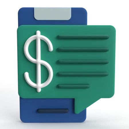 Payment Detail  3D Icon