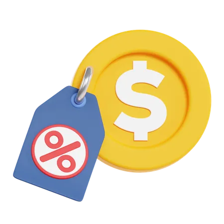 PAYMENT DISCOUNT  3D Icon