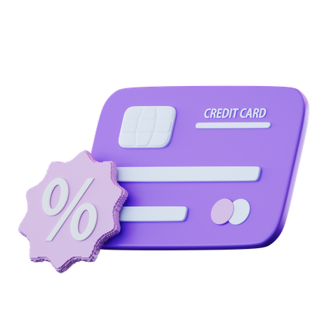 Payment Discount  3D Icon