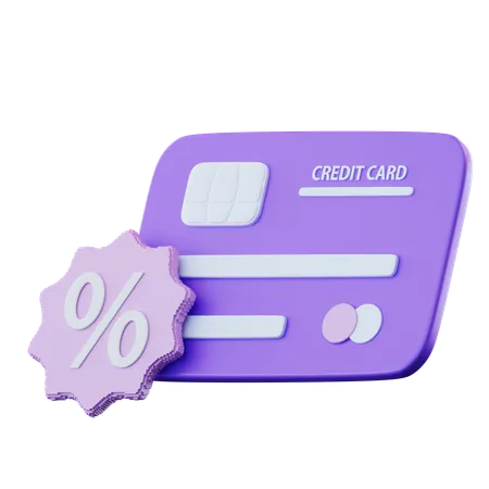 Payment Discount  3D Icon