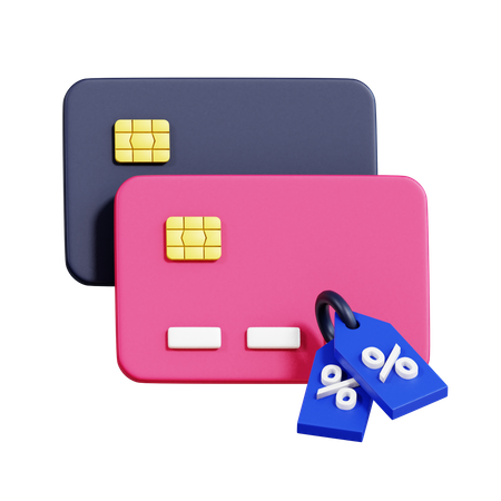 Payment Discount  3D Icon